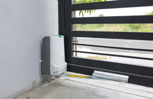 Compact motor for automatic sliding gate installed by Auto Gate Guys Melbourne, specialists in motor gate installation and repairs Compact motor for automatic sliding gate installed by Auto Gate Guys Melbourne, specialists in motor gate installation and repairs