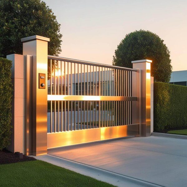 Automatic sliding gate in Hopetoun Park created for seamless access and high daily use by Auto Gate Guys Melbourne.