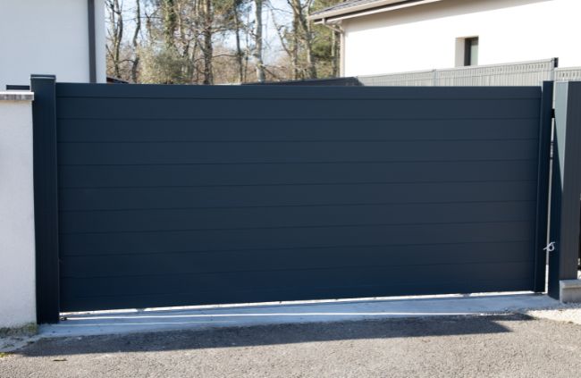 Electric sliding gate installed at a residential property by Auto Gate Guys Melbourne, offering modern design and secure automated access. Electric sliding gate installed at a residential property by Auto Gate Guys Melbourne, offering modern design and secure automated access.